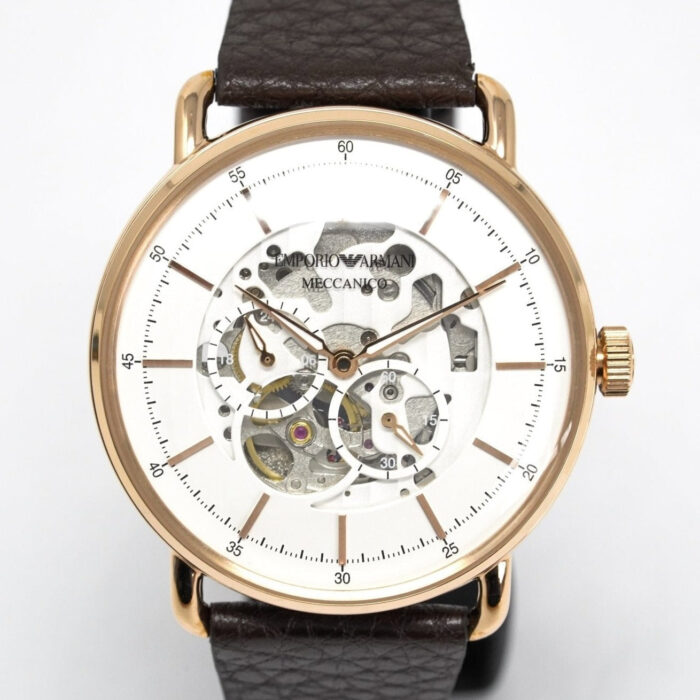 Emporio Armani Men's Automatic Meccanico Skeleton Watch - AR60027 - Image 2